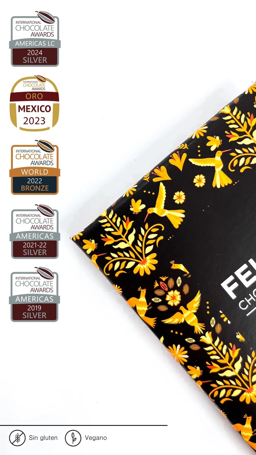 Feliu Chocolate La Rioja 73% pure reep 80g criollo hazelnoot