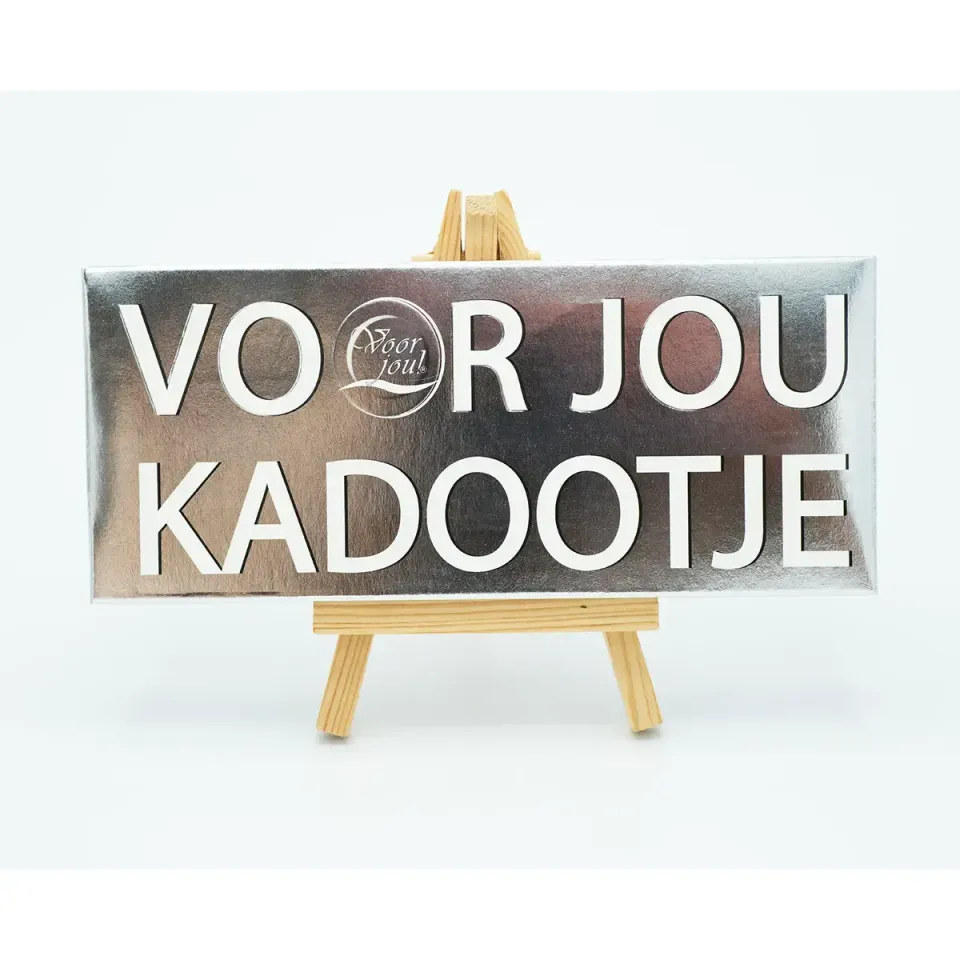 Voor jou Wensreep Kadootje chocoladereep cadeau