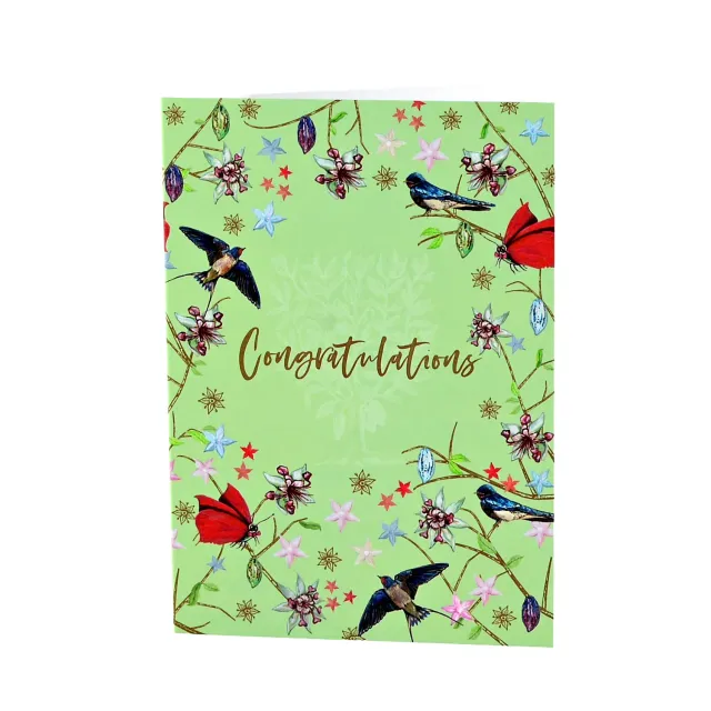 Holdsworth Congratulations wenskaart cacaodesign