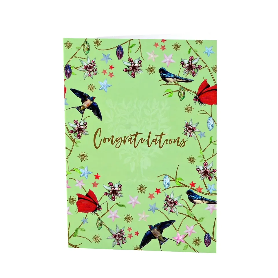 Holdsworth Congratulations wenskaart cacaodesign