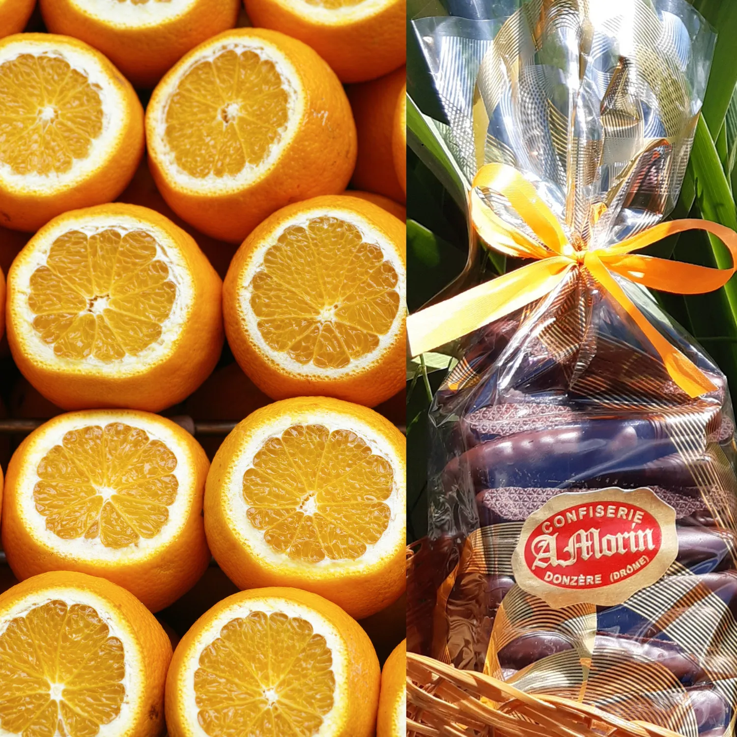 Chocolaterie Morin Orangettes pure chocolade sinaasappel 250g