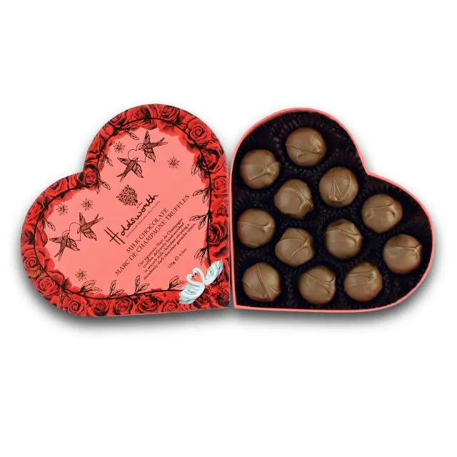 Holdsworth Milk Chocolate Marc de Champagne Truffles 130g melk