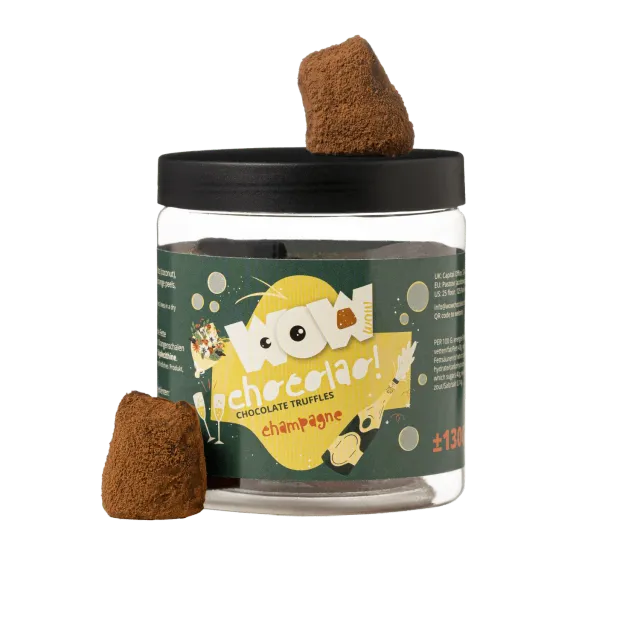 WOW Chocolao Champagne truffels cadeaupot 130g