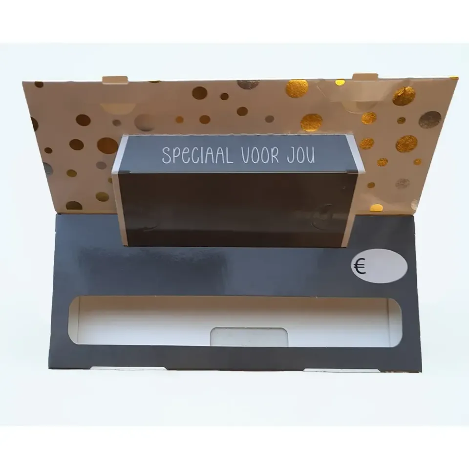 Voor jou Wensrepen Cadeaukaart verpakking doosje 70 gram