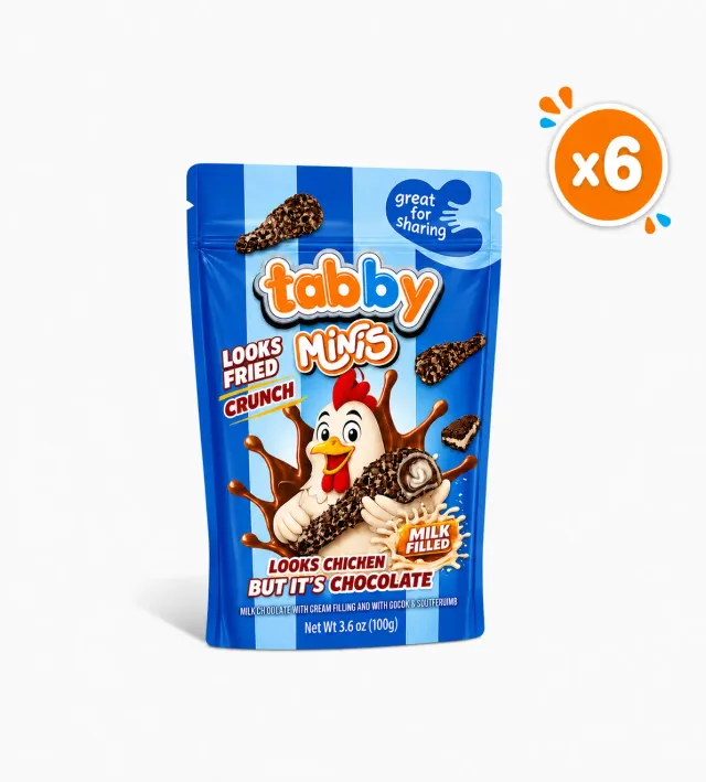 Tabby Chicken Chocolate Minis Cocoa Drumstick chocolade 6x100g