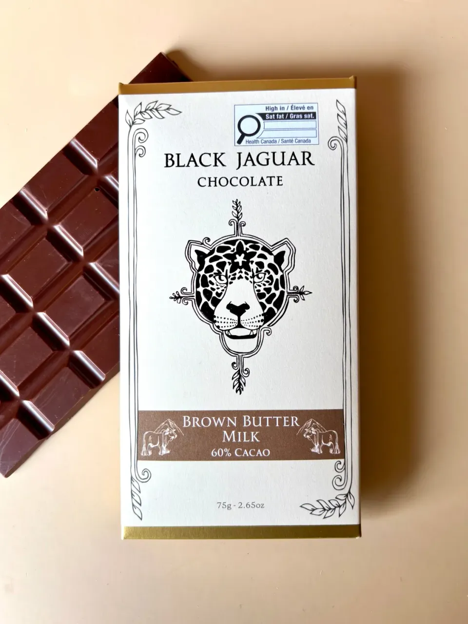 Black Jaguar Brown Butter Milk 60% melkchocoladereep