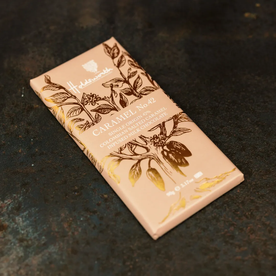 Holdsworth Caramel No.42 Sea Salt Caramel reep 90g melk