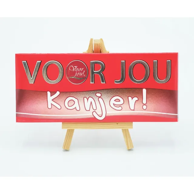 Voor jou Wensreep Kanjer chocoladereep melk cadeau