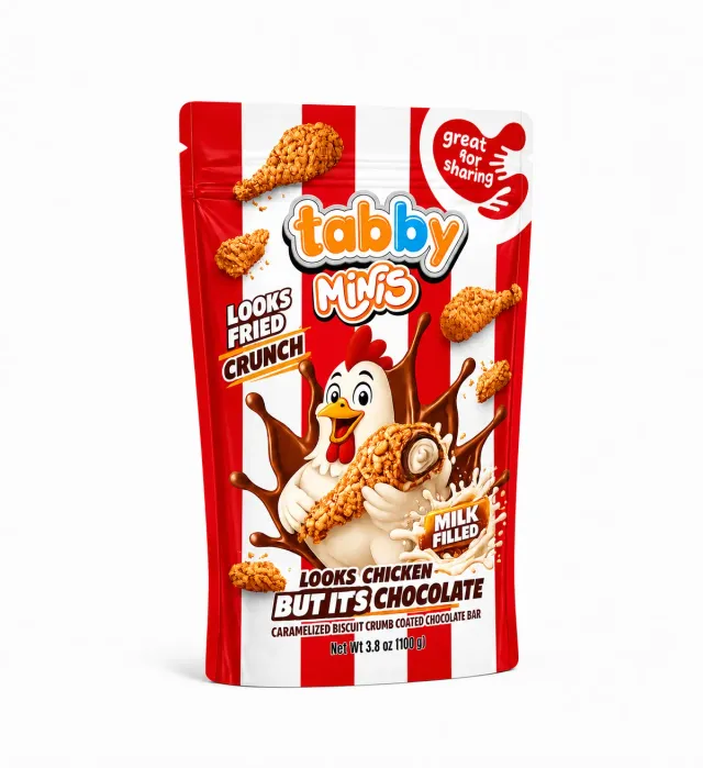 Tabby Minis Drumstick chocolade caramel 100g