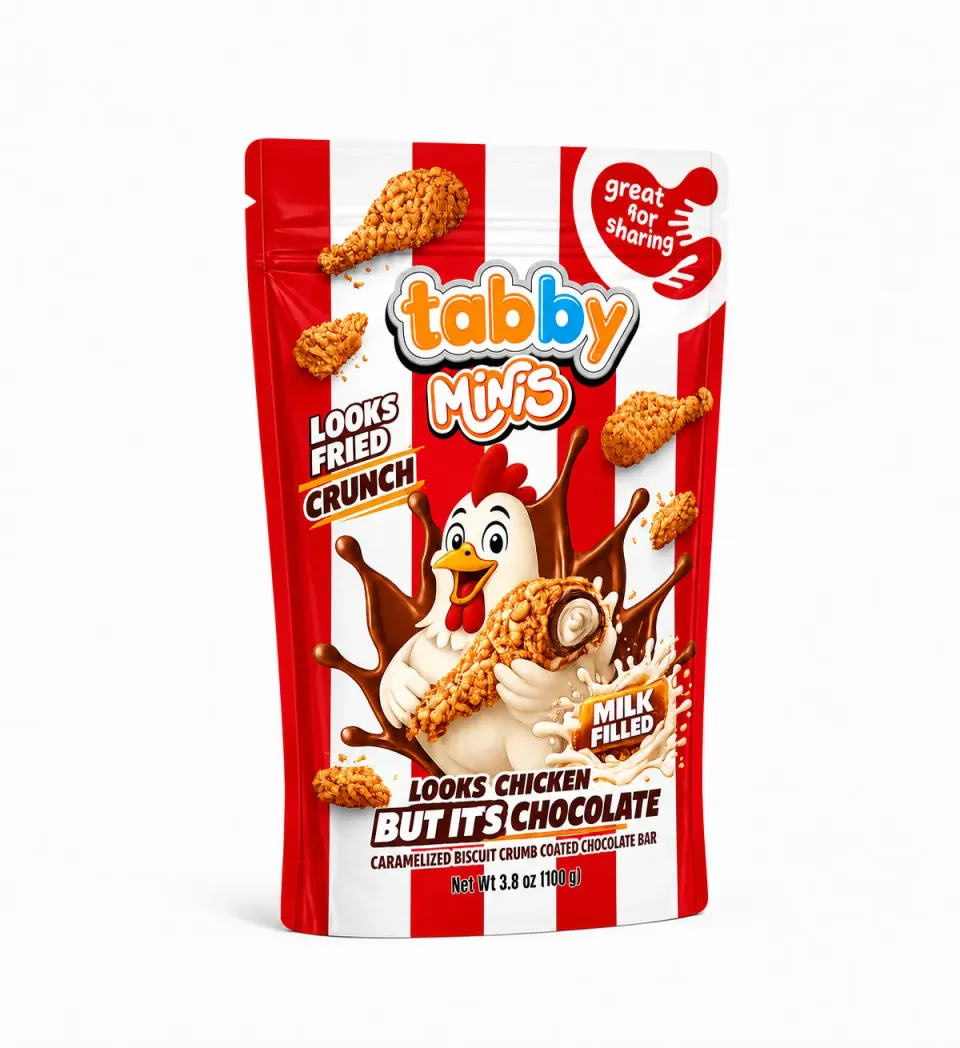 Tabby Minis Drumstick chocolade caramel 100g