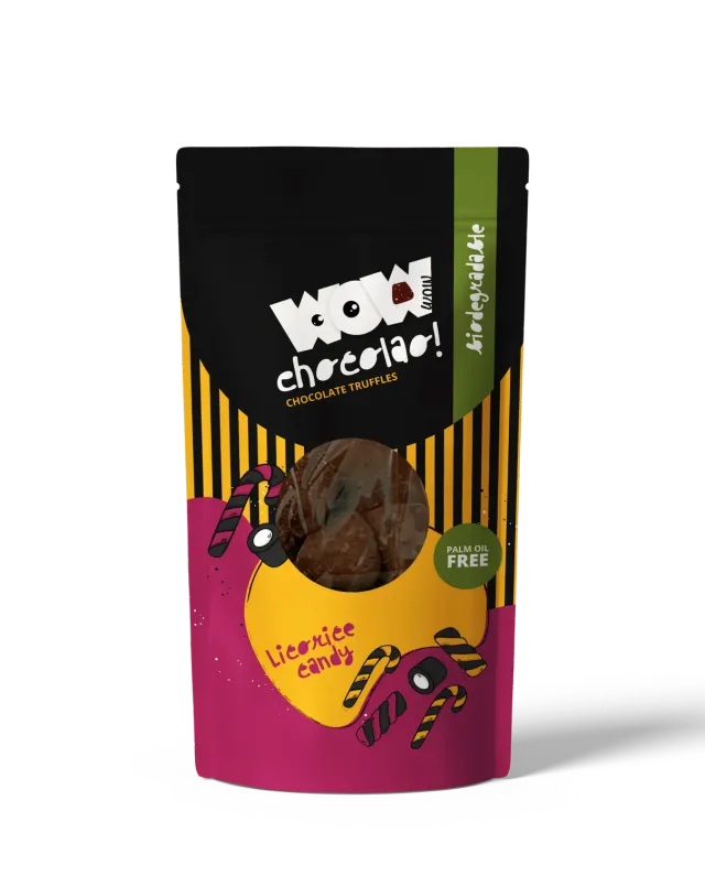 WOW Chocolao Drop chocoladetruffels 200g biologische zak