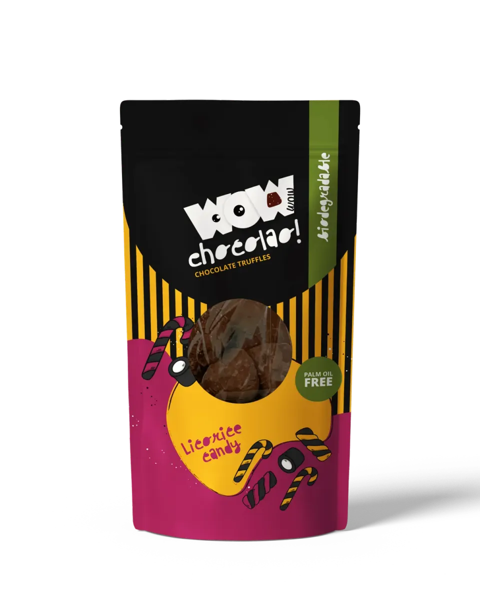 WOW Chocolao Drop chocoladetruffels 200g biologische zak
