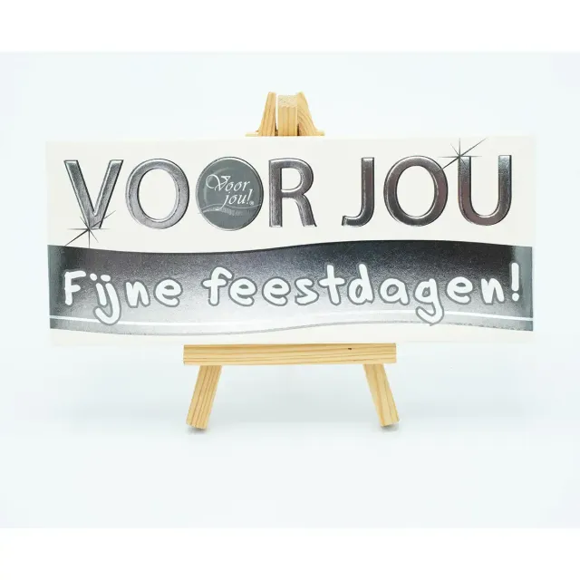 Voor jou Wensreep Fijne feestdagen chocoladereep