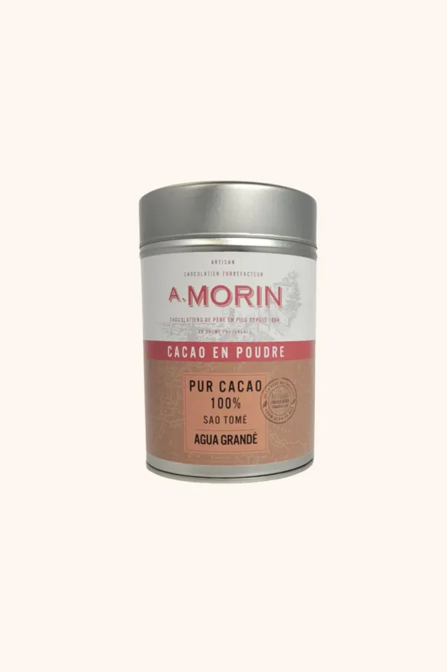 Chocolaterie Morin Sao Tomé cacaopoeder 200g 100% houttoets