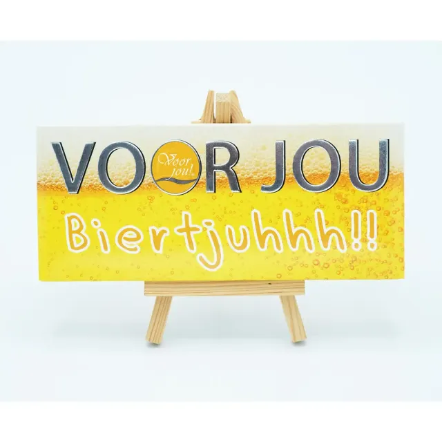 Voor jou Wensreep Biertjuhhh chocolade biertje 0.0