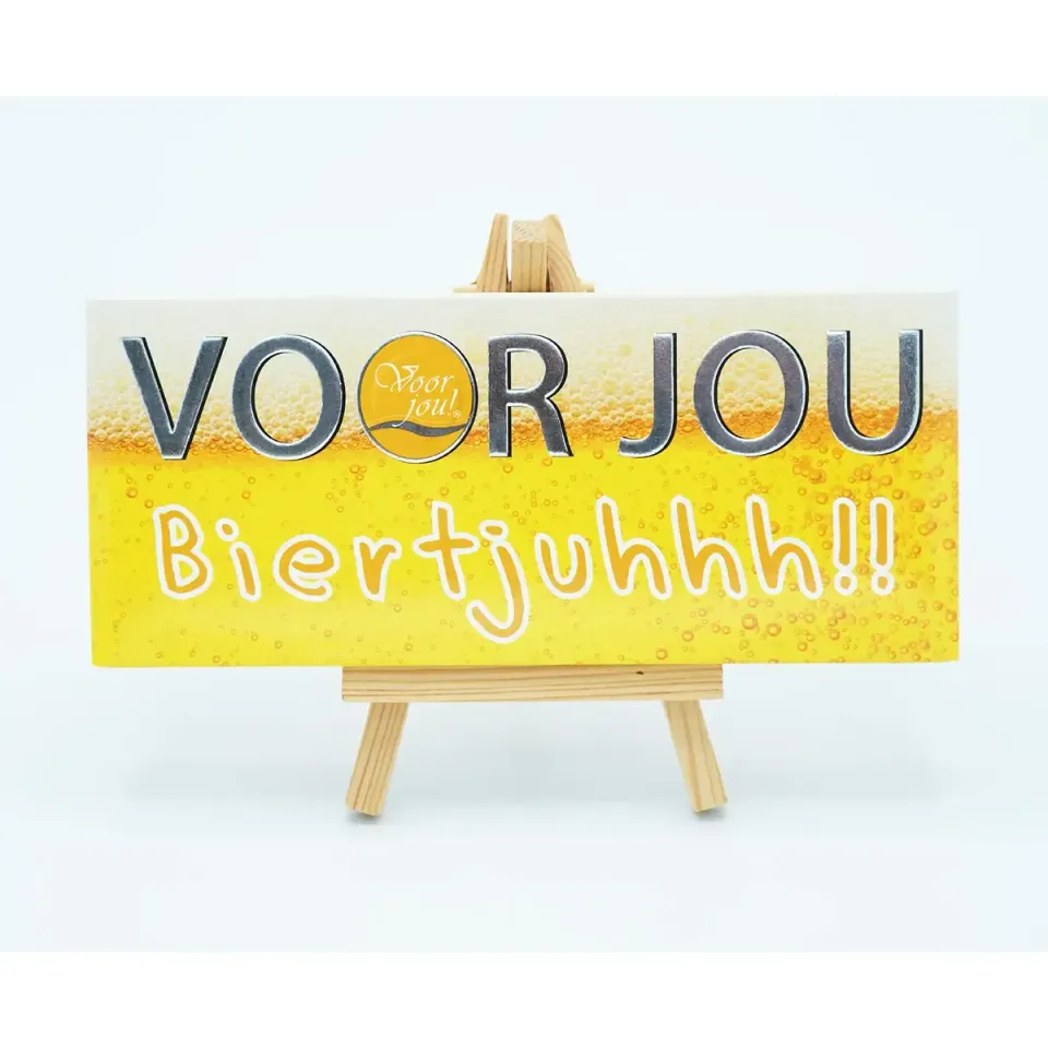 Voor jou Wensreep Biertjuhhh chocolade biertje 0.0