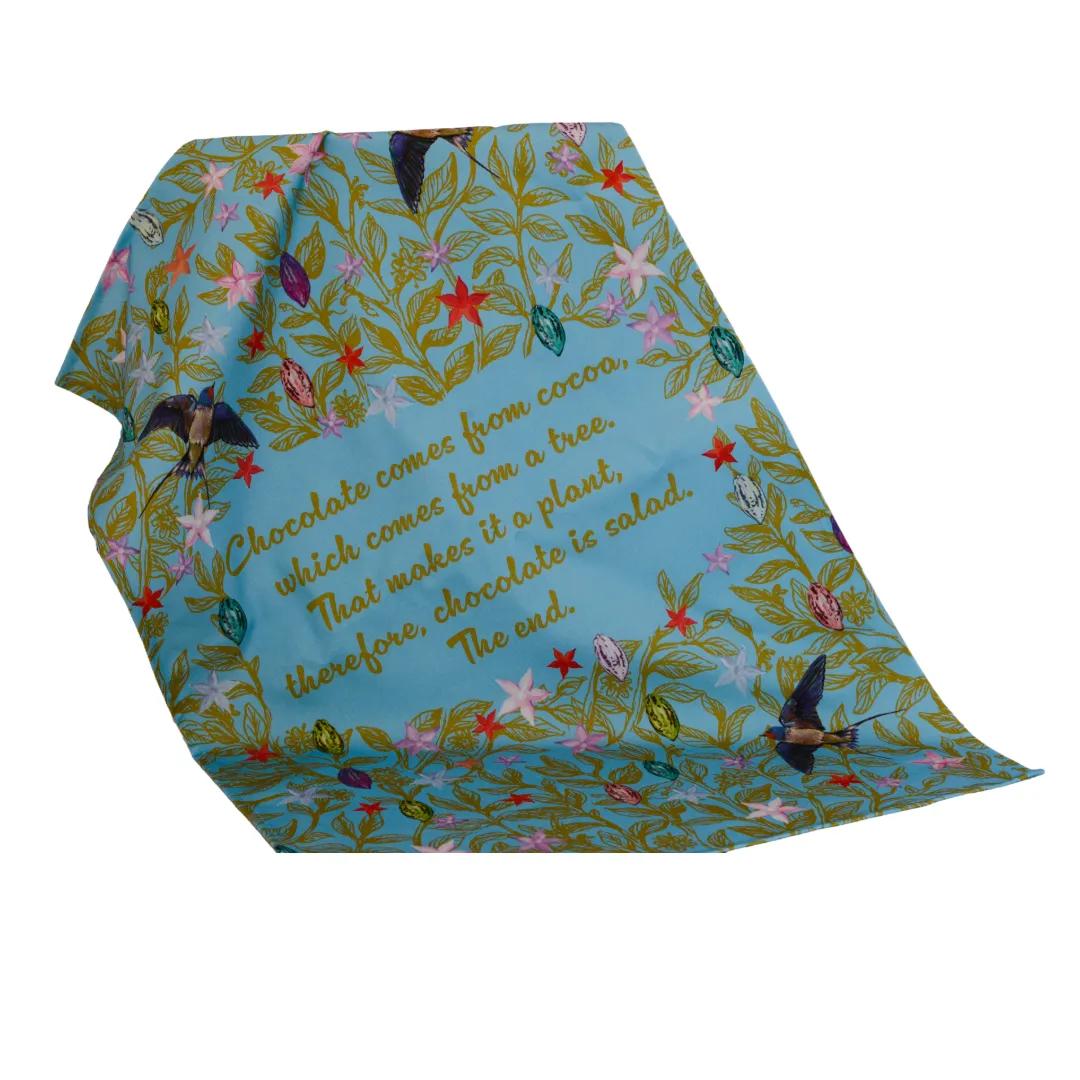 Holdsworth tea towel theedoek katoen chocolade cadeau