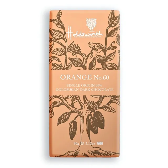 Holdsworth Orange No.60 chocoladereep puur 90g sinaasappel
