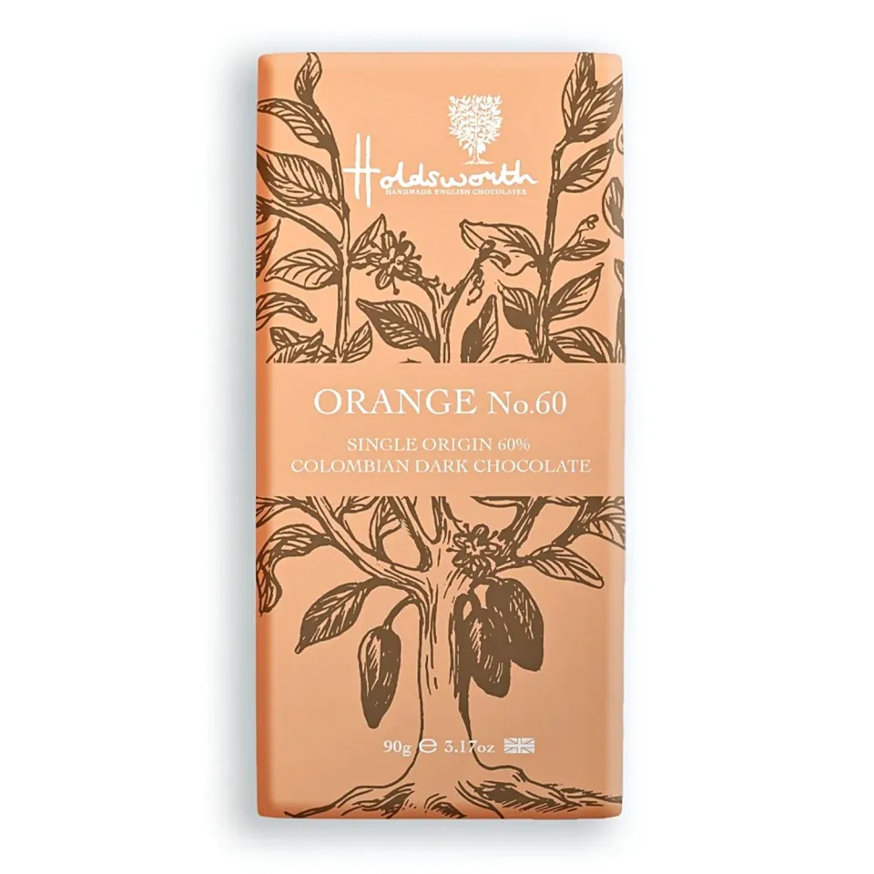 Holdsworth Orange No.60 chocoladereep puur 90g sinaasappel