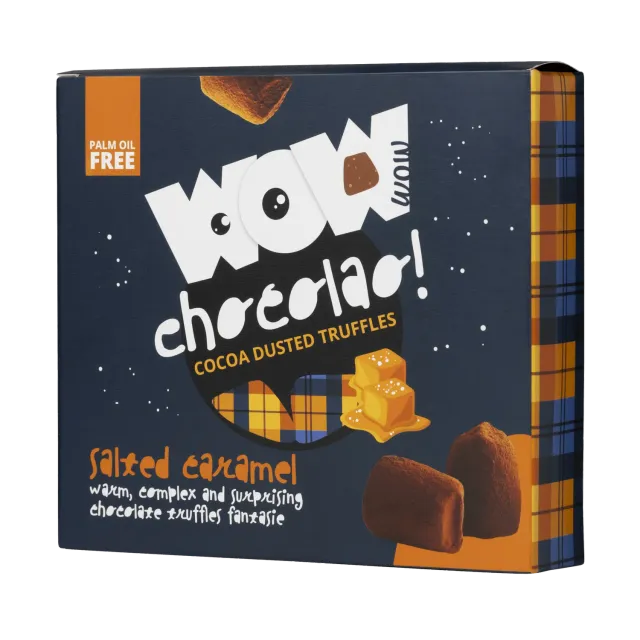 WOW Chocolao Gezouten Karamel Truffels 250g XL Doos