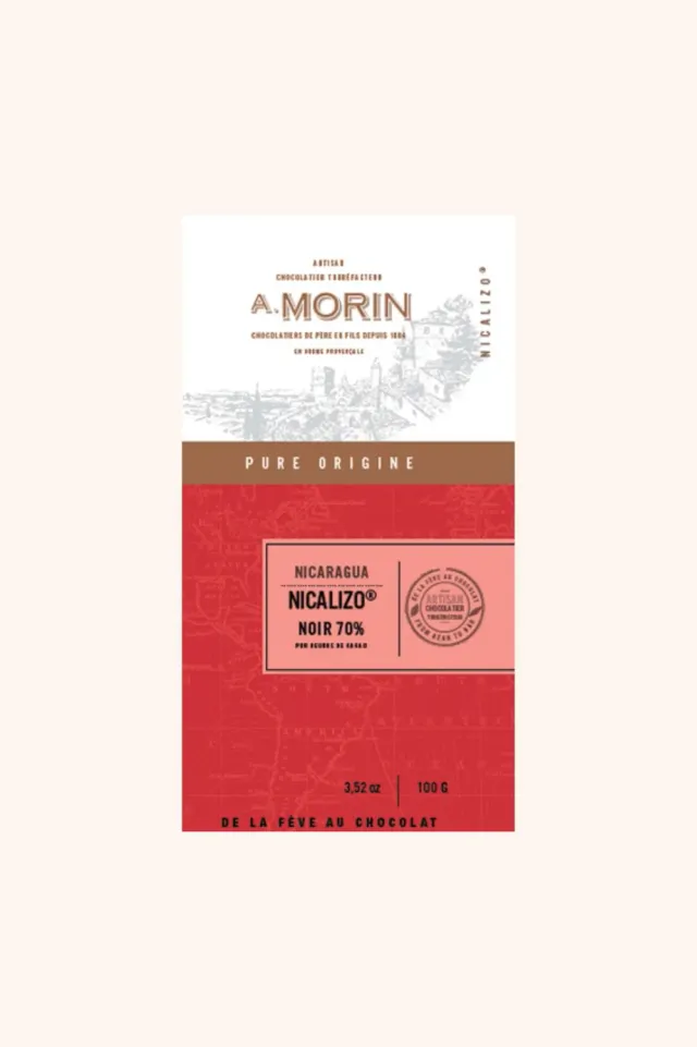 Chocolaterie Morin Nicaragua Nicalizo 70% chocoladereep 100g noot