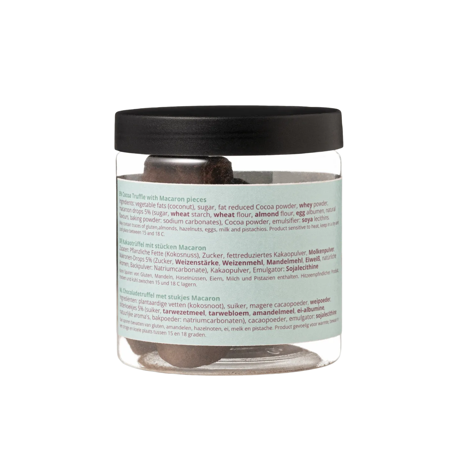 WOW Chocolao Macaron Truffels 130g Paaspot elegant