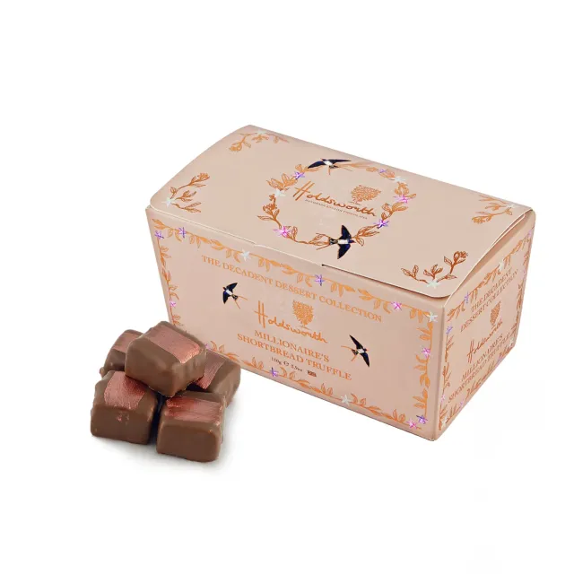 Holdsworth Millionaire's Shortbread Truffle Ballotin truffels 110g melk