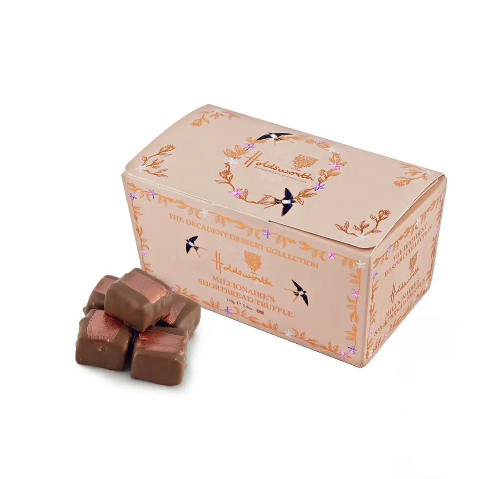 Holdsworth Millionaire's Shortbread Truffle Ballotin truffels 110g melk