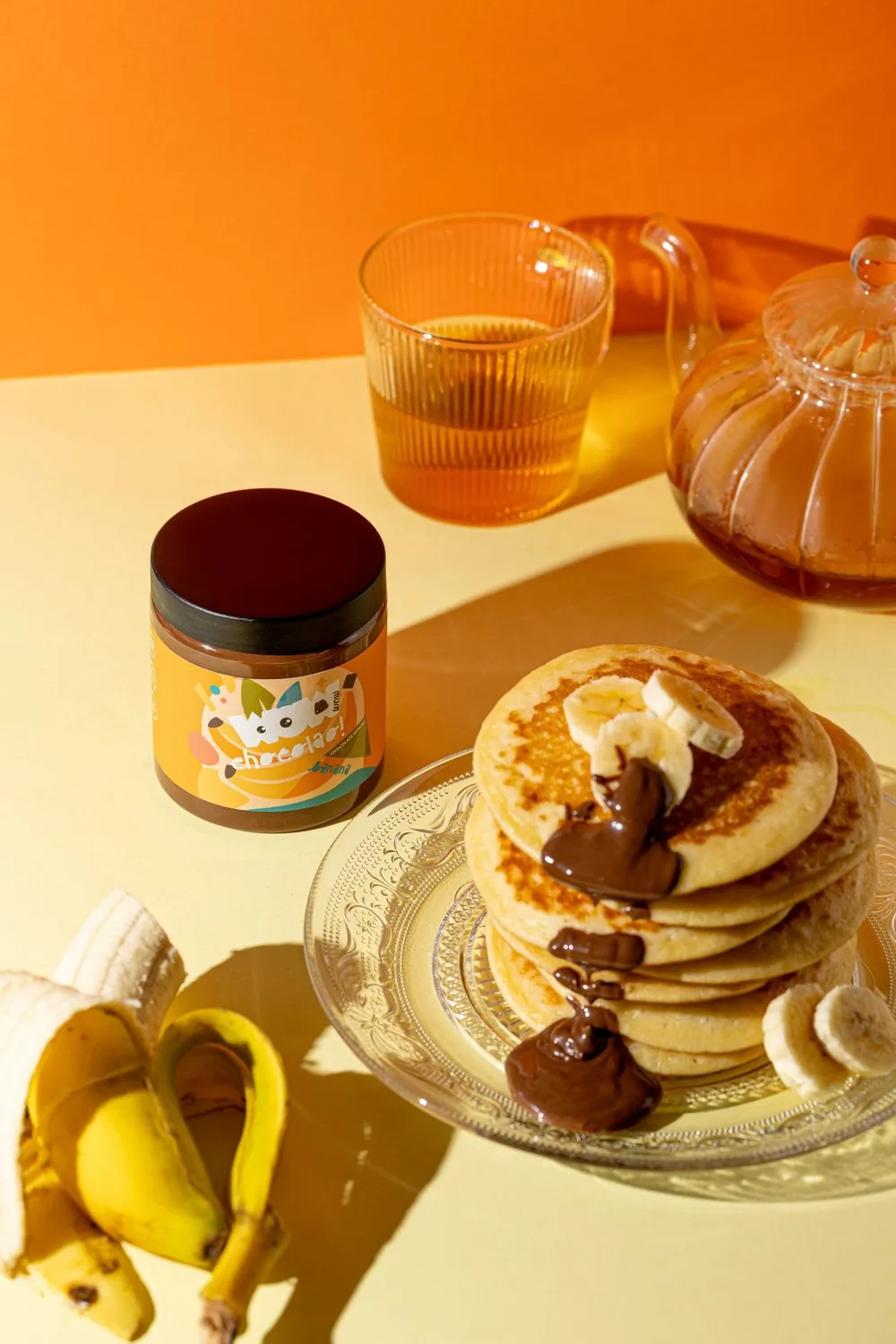WOW Chocolao Banaan chocolade spread 275g banoffee