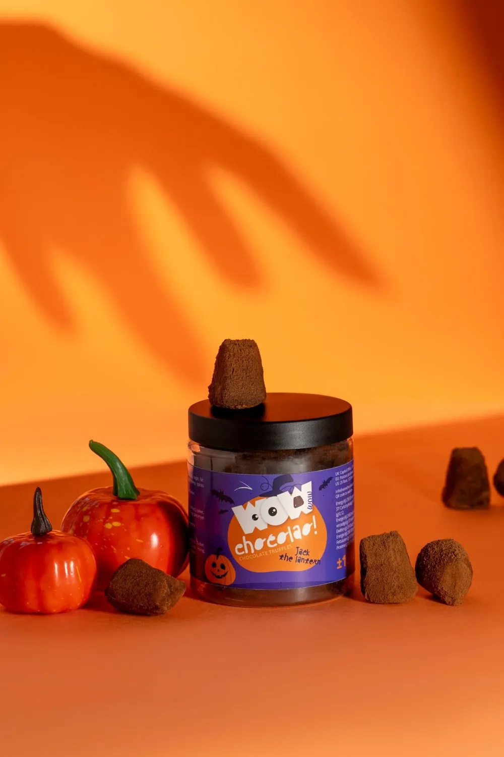 WOW Chocolao Jack The Lantern Pompoentaart Truffels Pot 130g Herfst