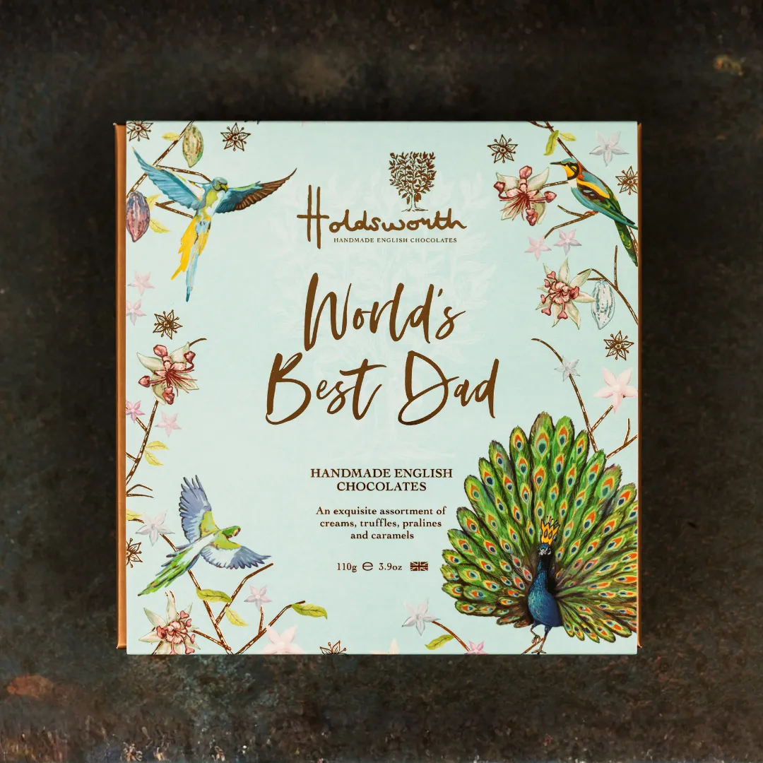 Holdsworth World's Best Dad Gift Box chocolade 110g assorti