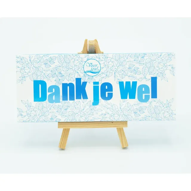 Voor jou Wensreep Boeket Dank je wel wensreep bedankje