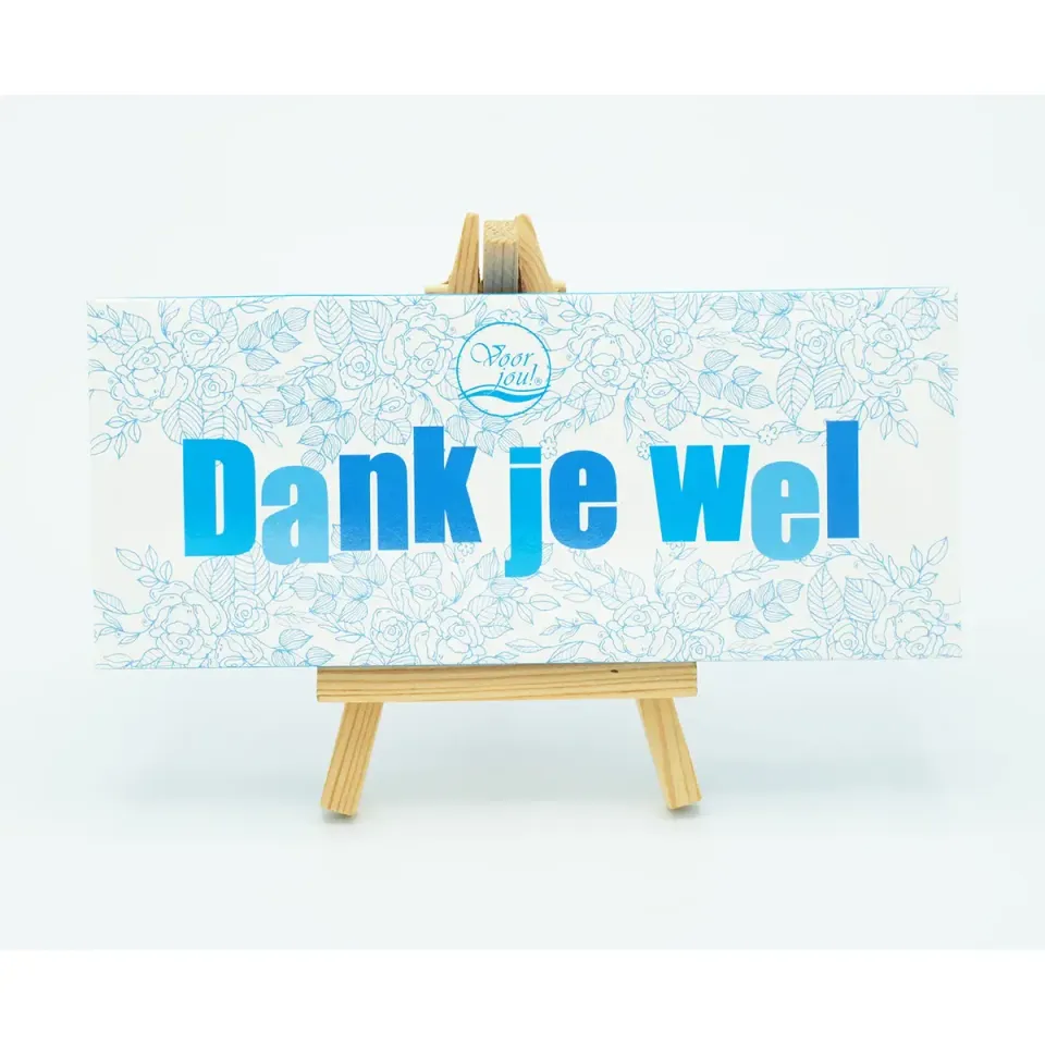 Voor jou Wensreep Boeket Dank je wel wensreep bedankje