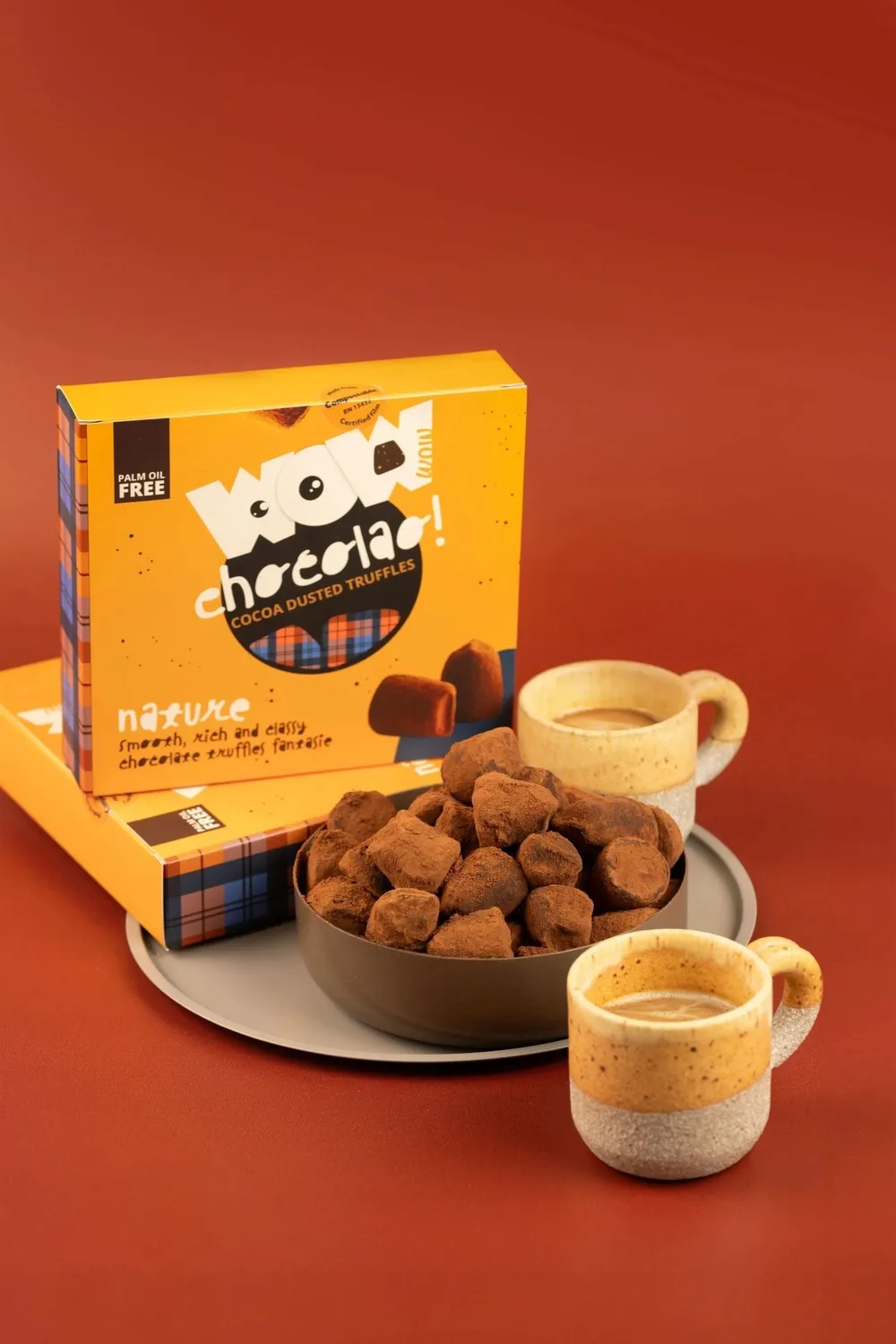 WOW Chocolao Klassiek Chocoladetruffels XL 250g puur