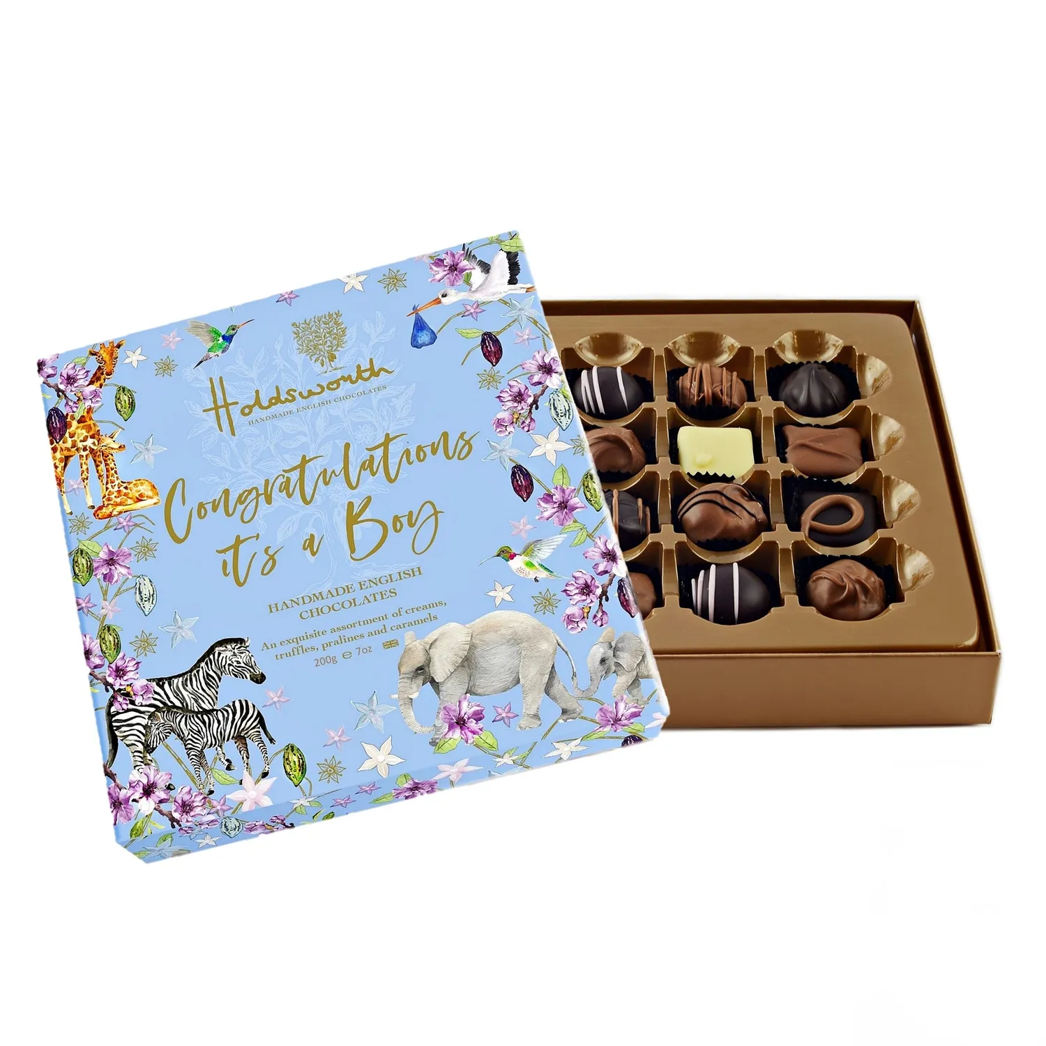 Holdsworth Occasion Gift Boxes bonbons 200g Happy Birthday