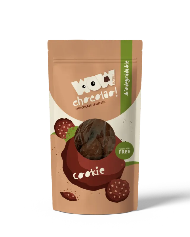 WOW Chocolao Koekje truffels zak 200g krokant