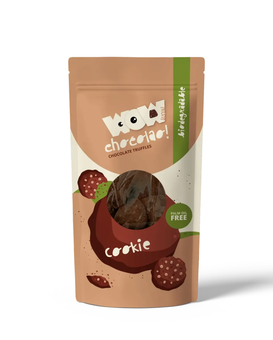 WOW Chocolao Koekje truffels zak 200g krokant