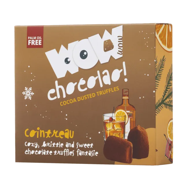 WOW Chocolao Cointreau Kerst chocoladetruffels 250g box