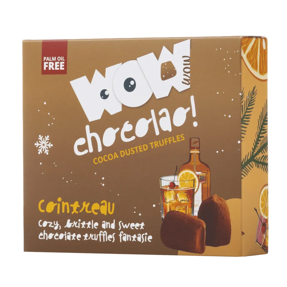 WOW Chocolao Cointreau Kerst chocoladetruffels 250g box