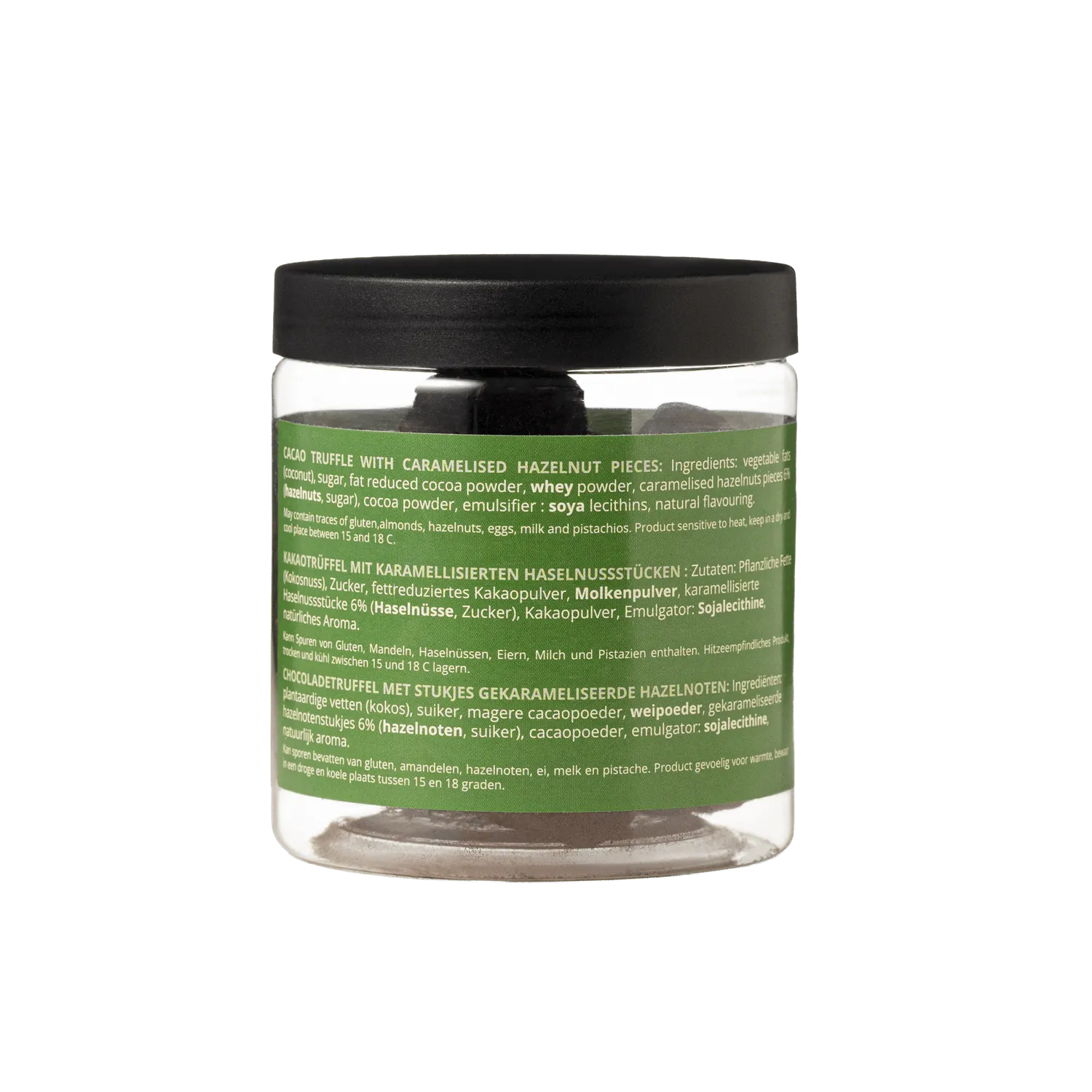 WOW Chocolao Hazelnoot Vaderdag truffels 130g pot geroosterd