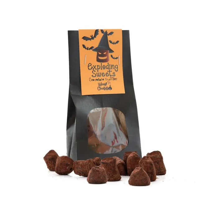WOW Chocolao Halloween Truffels Zak 130g Exploderend
