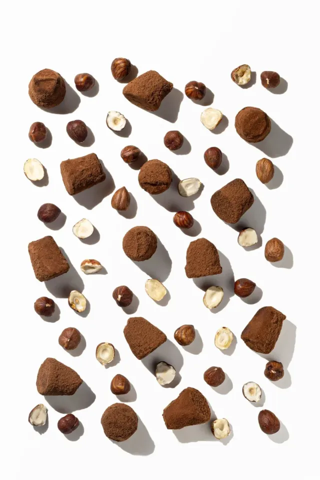 WOW Chocolao Hazelnoot Chocoladetruffels Bulkzak 3kg praline
