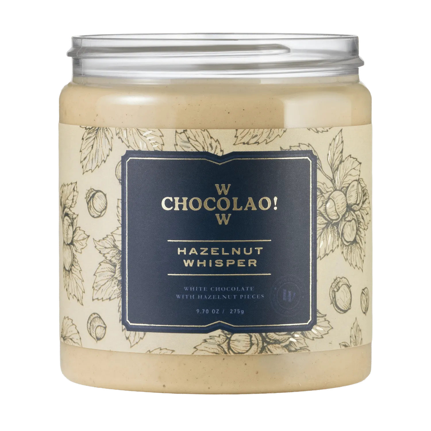 WOW Chocolao Hazelnoot Whisper Chocoladepasta 275g Hazelnoot
